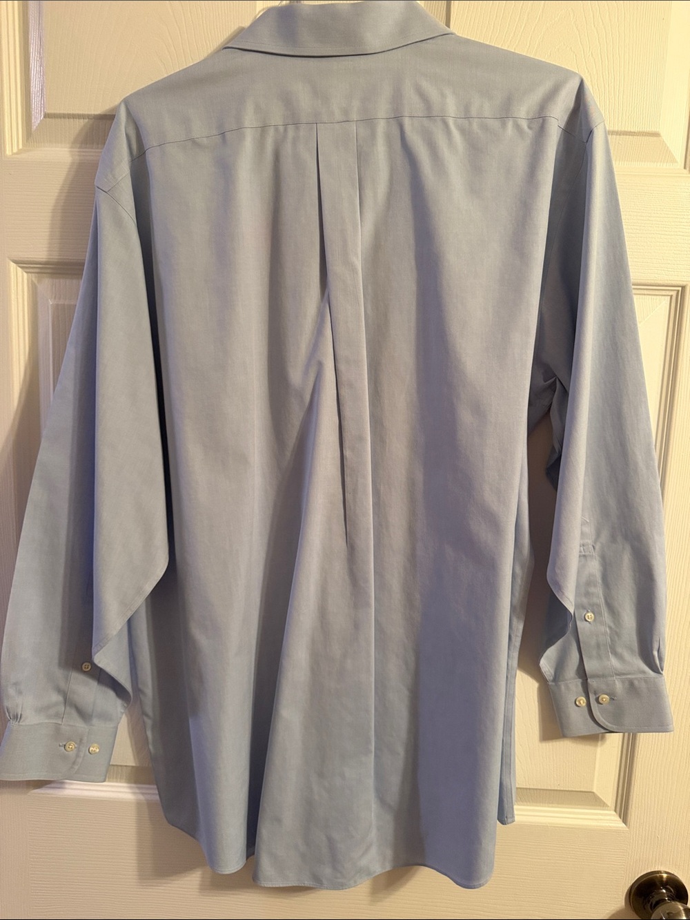 Brooks Brothers Light Blue Men's Dress Shirt - Button Front - Picture 3 of 3